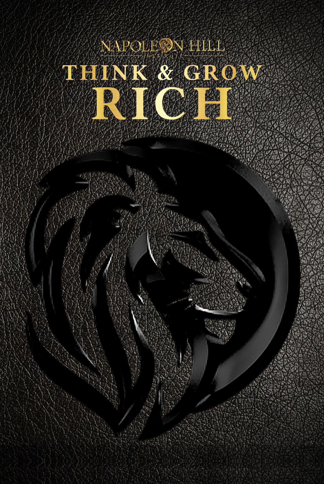Think and Grow Rich, Napoleon Hill Institute black leather edition